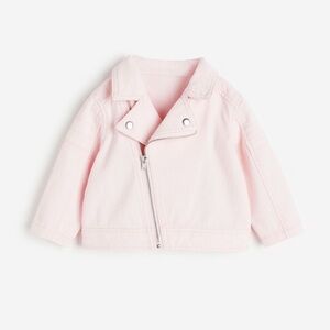 H&M Pink Toddler Biker Jacket 🎀 pink ladies grease